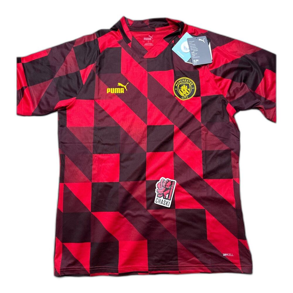 Puma Red Manchester City Pre-Match Training Jersey 769466 14 Men's Large